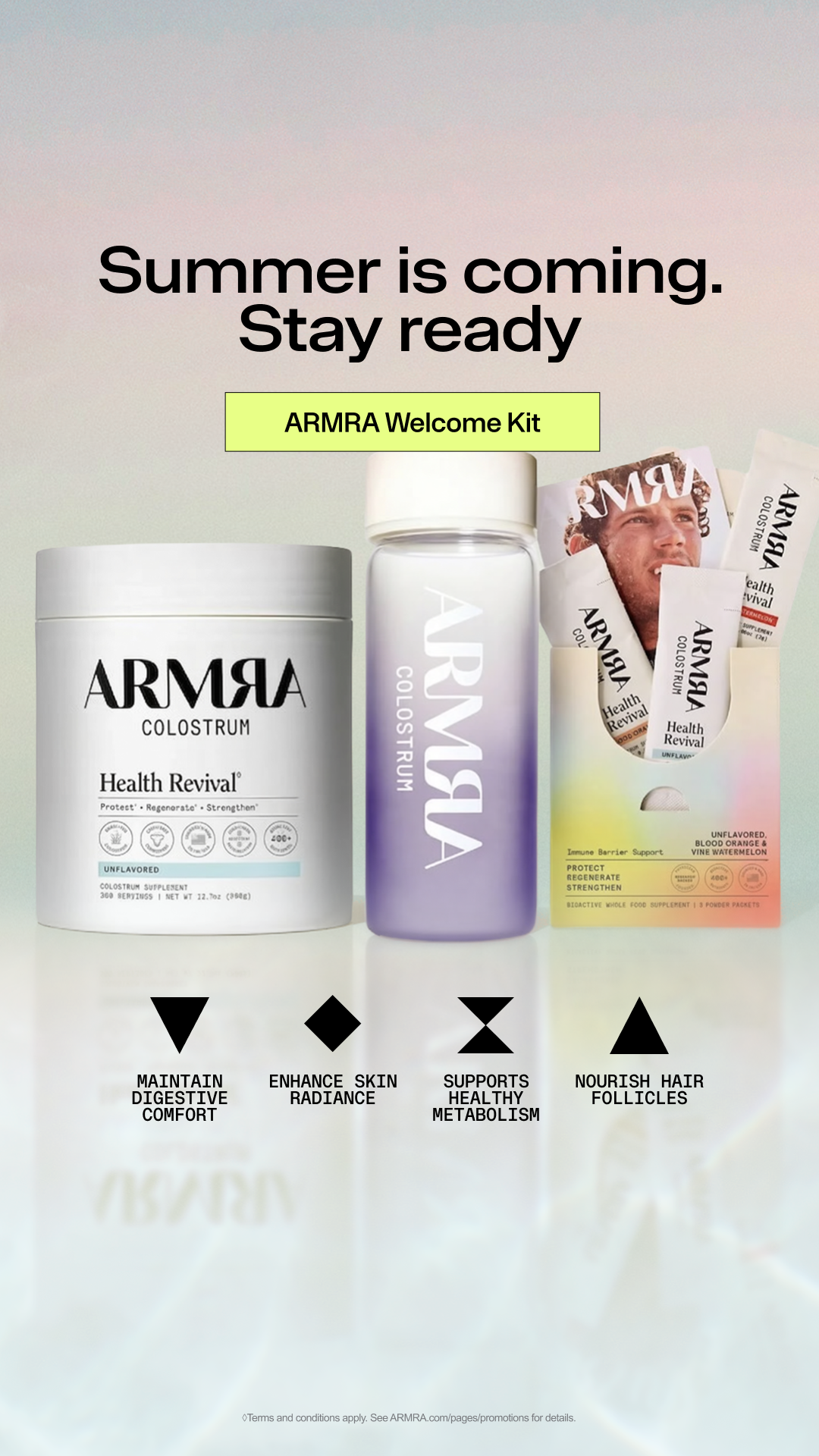 ARMRA Facebook ad