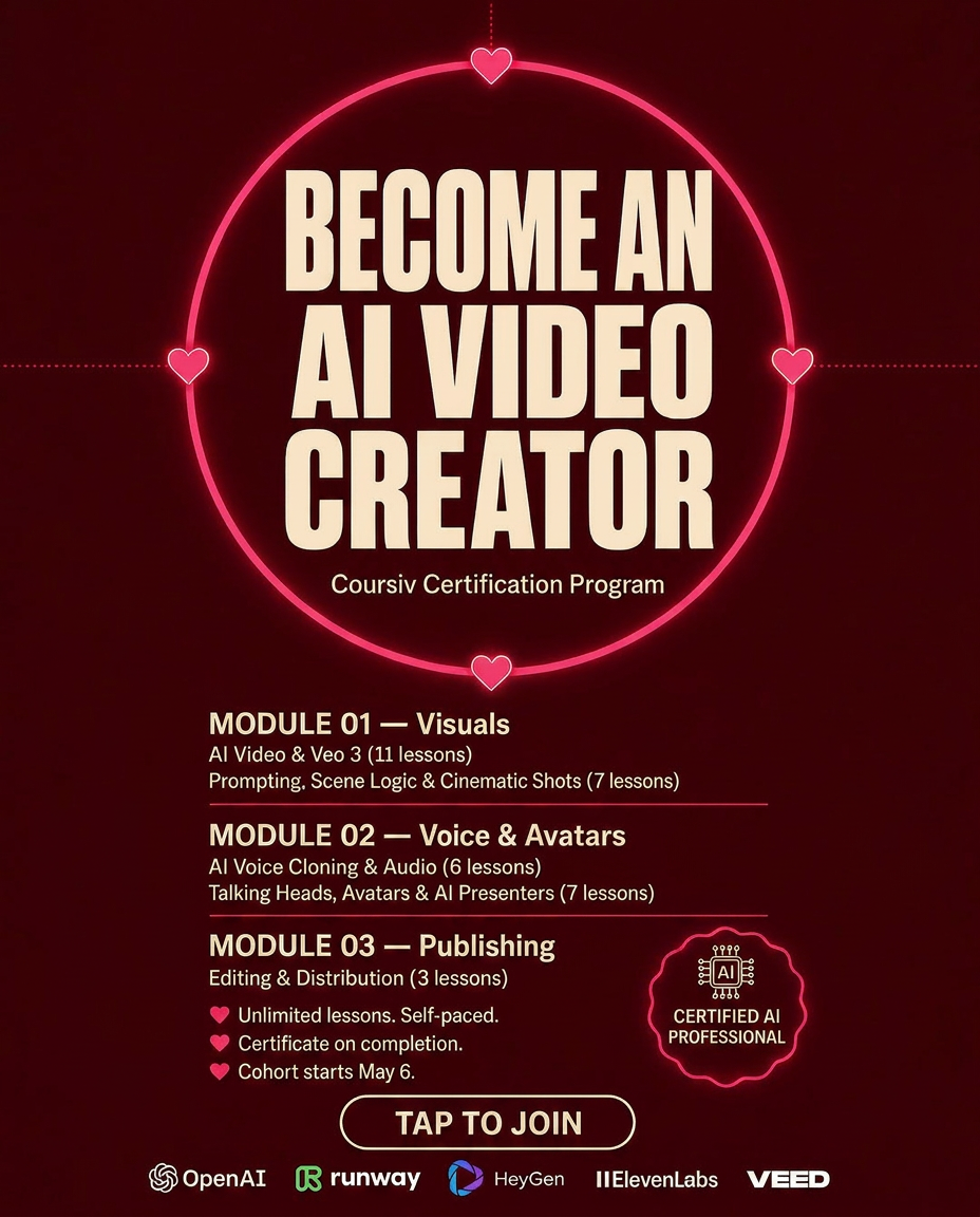 AI Weekly Facebook ad