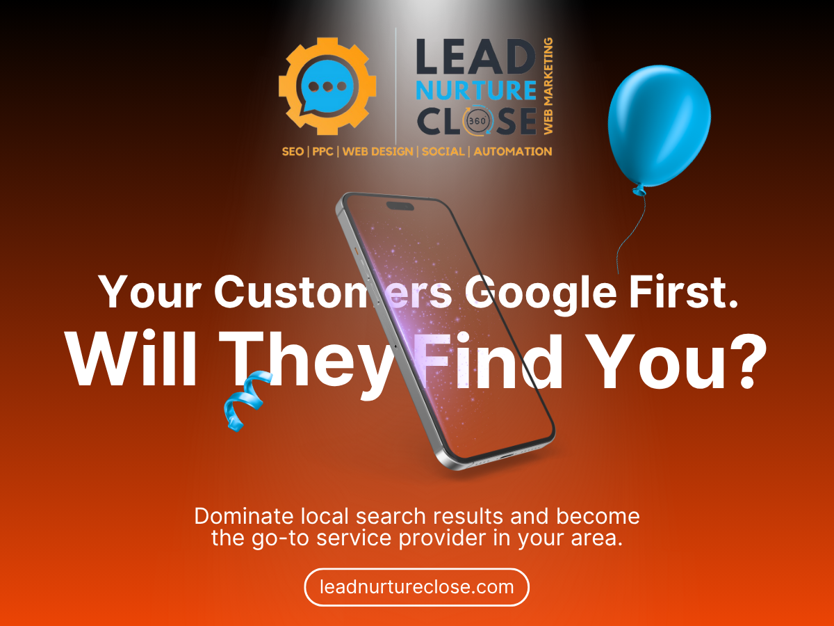 Lead Nurture Close Web Marketing Facebook ad: Rank Higher, Get More Leads