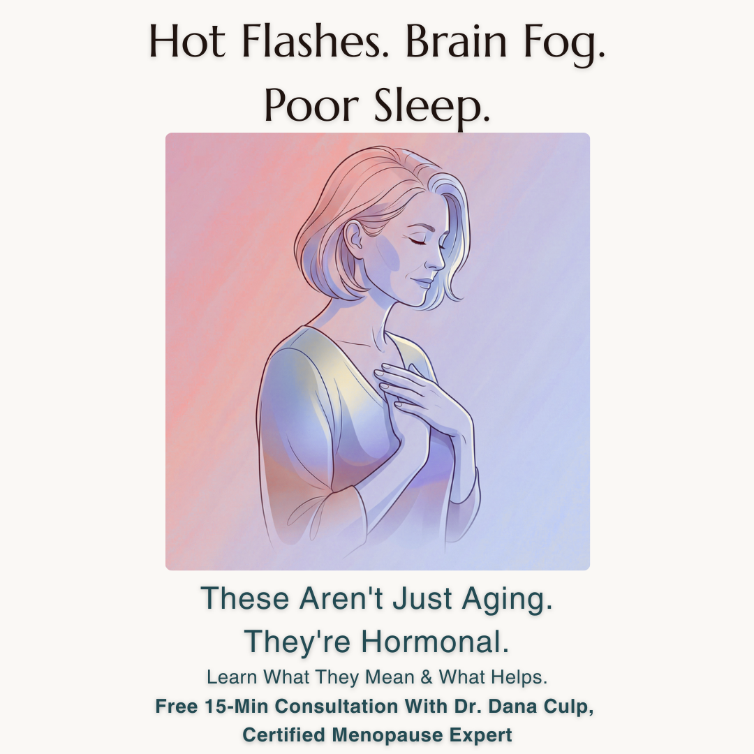 Thrive Midlife Medicine Facebook ad: Struggling with perimenopause?