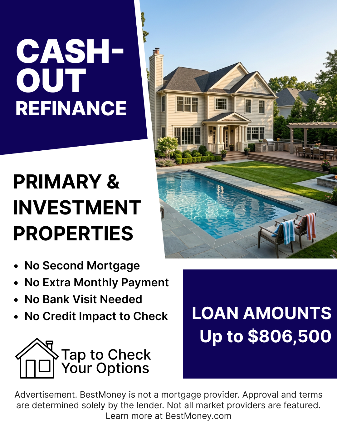 BestMoney - Mortgage Lenders Facebook ad