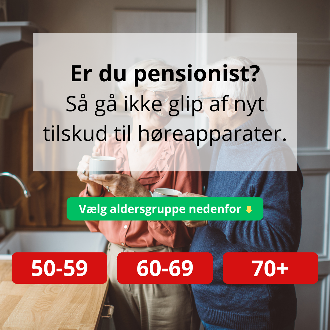 Høreservice Danmark Facebook ad from Mar 27, 2026