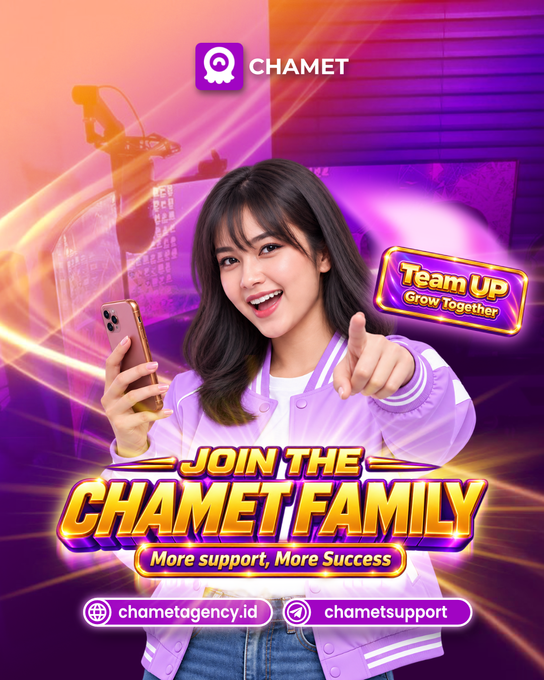Chamet Agency Facebook ad: Chamet Official Partner