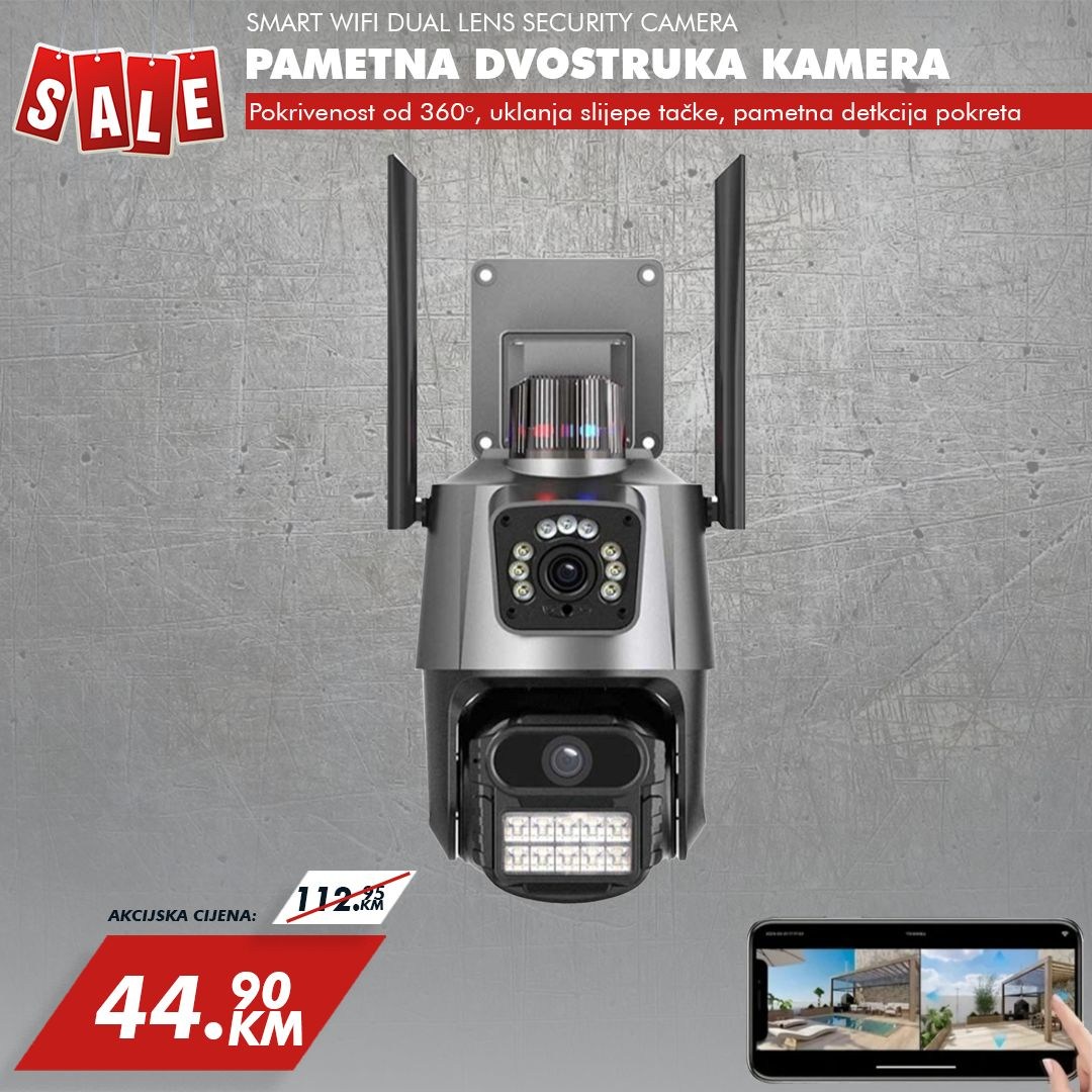 Profi Shop Facebook ad: NAJVEĆA RASPRODAJA U BiH DVOSTRUKA ICSEE KAMERA SA…