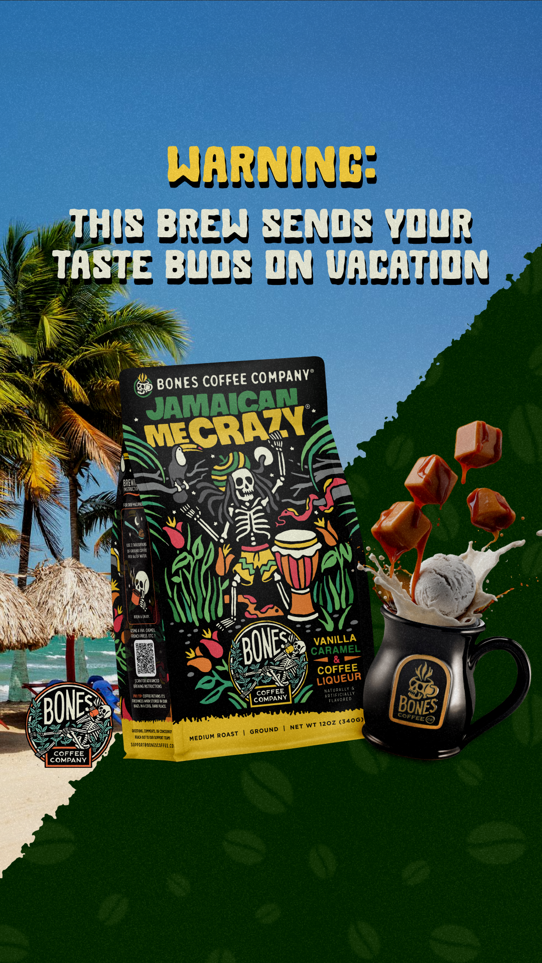 Bones Coffee Company Facebook ad