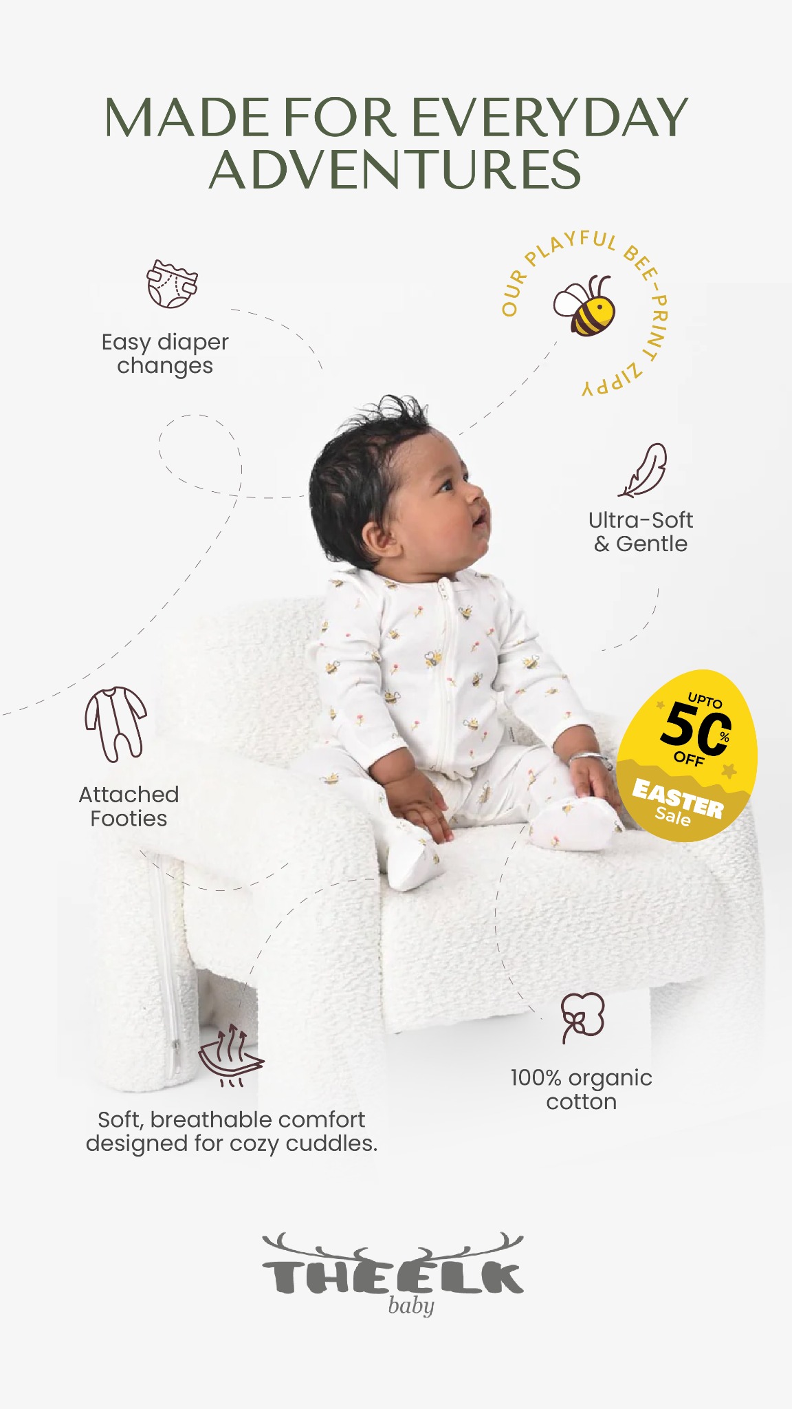 The Elk Baby Facebook ad from Mar 26, 2026