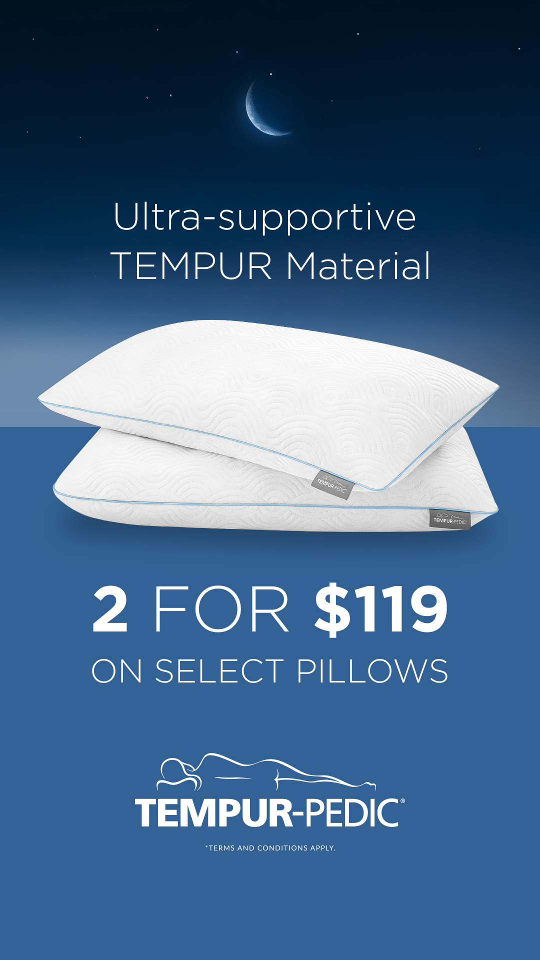 Tempur-Pedic USA Facebook ad