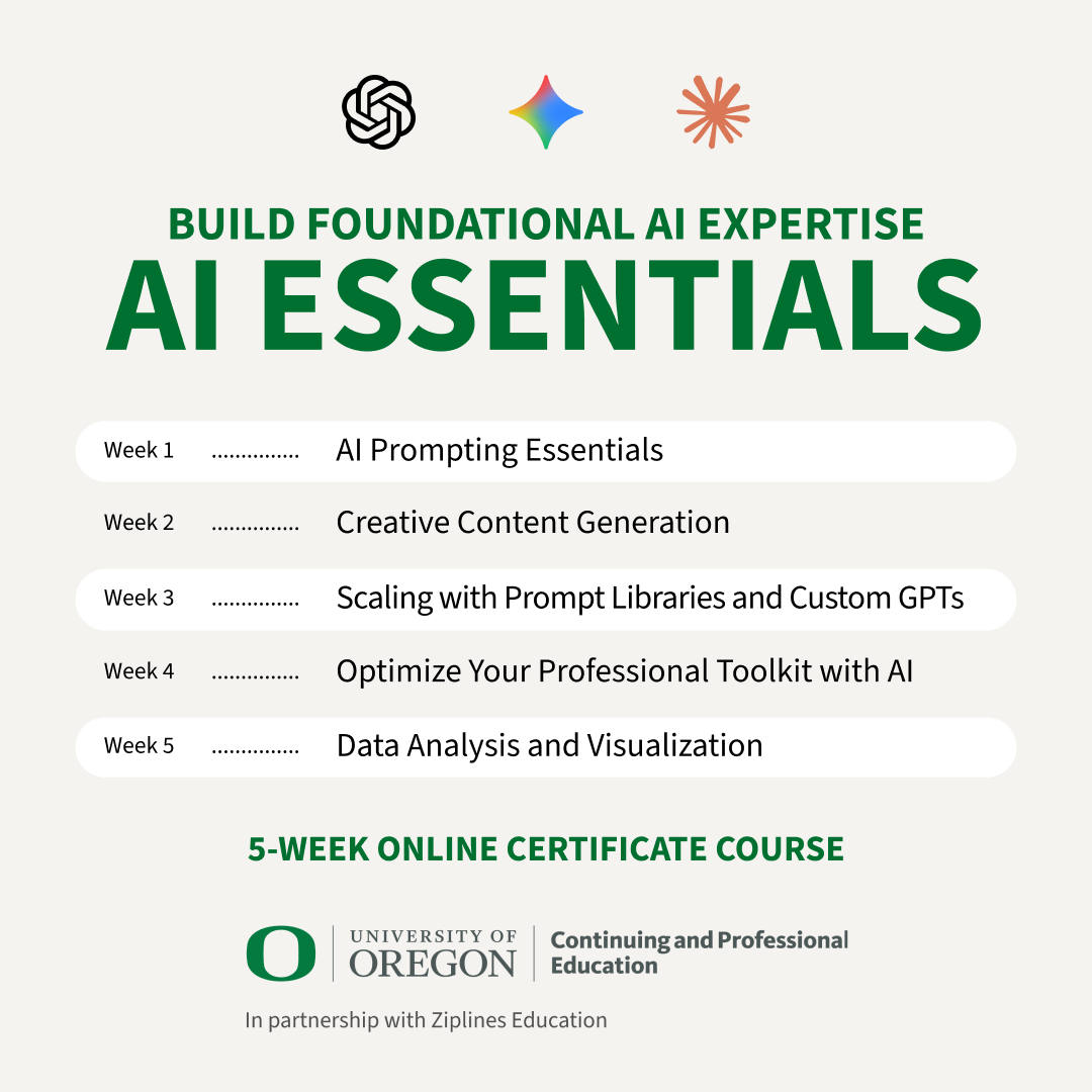 University of Oregon CPE Facebook ad