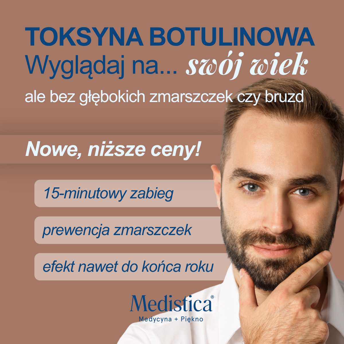 Medistica. Medycyna + Piękno Facebook ad from Jul 21, 2026