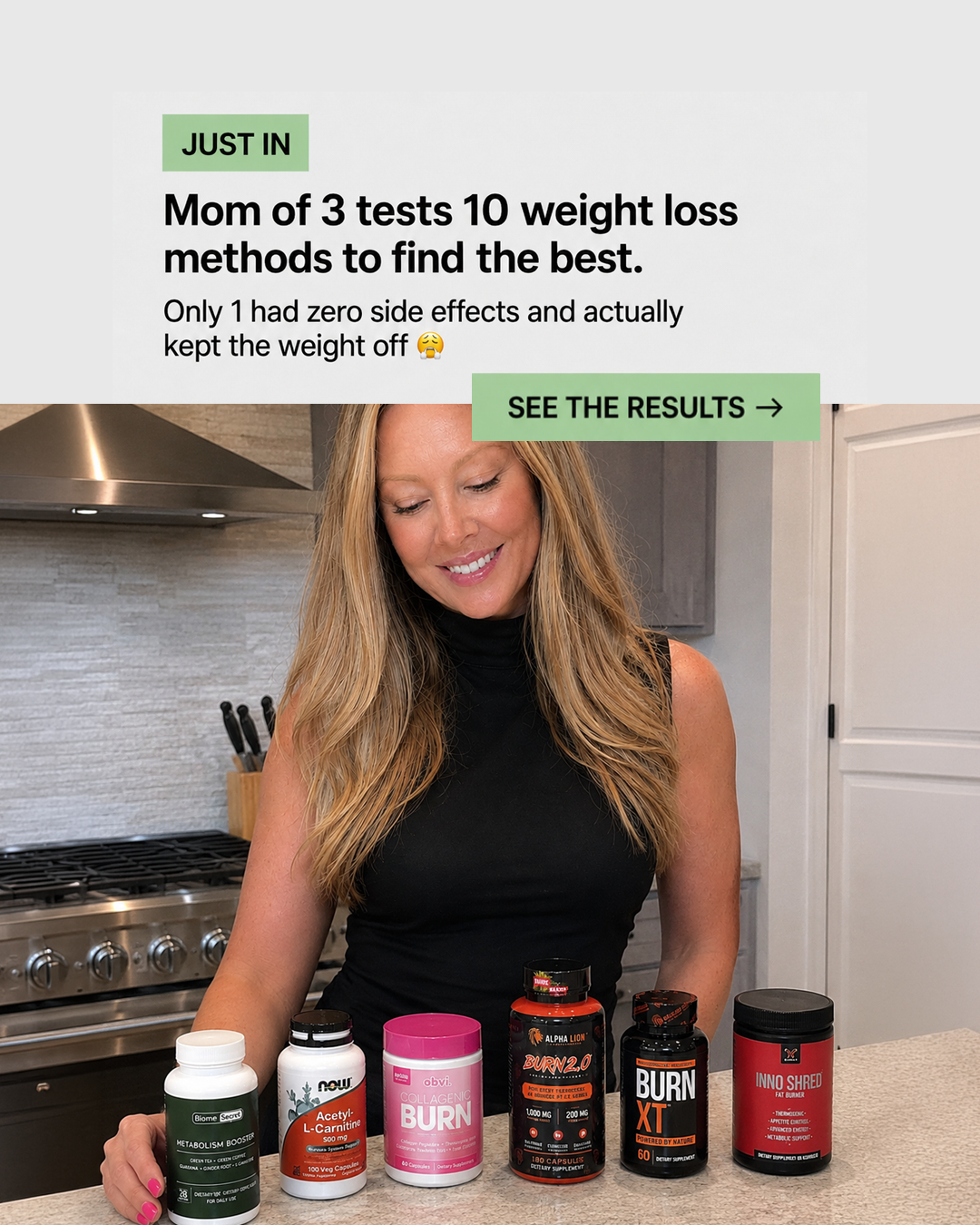 Wellness360 Facebook ad: Works Without the Injections. Rated #1 Overall.
