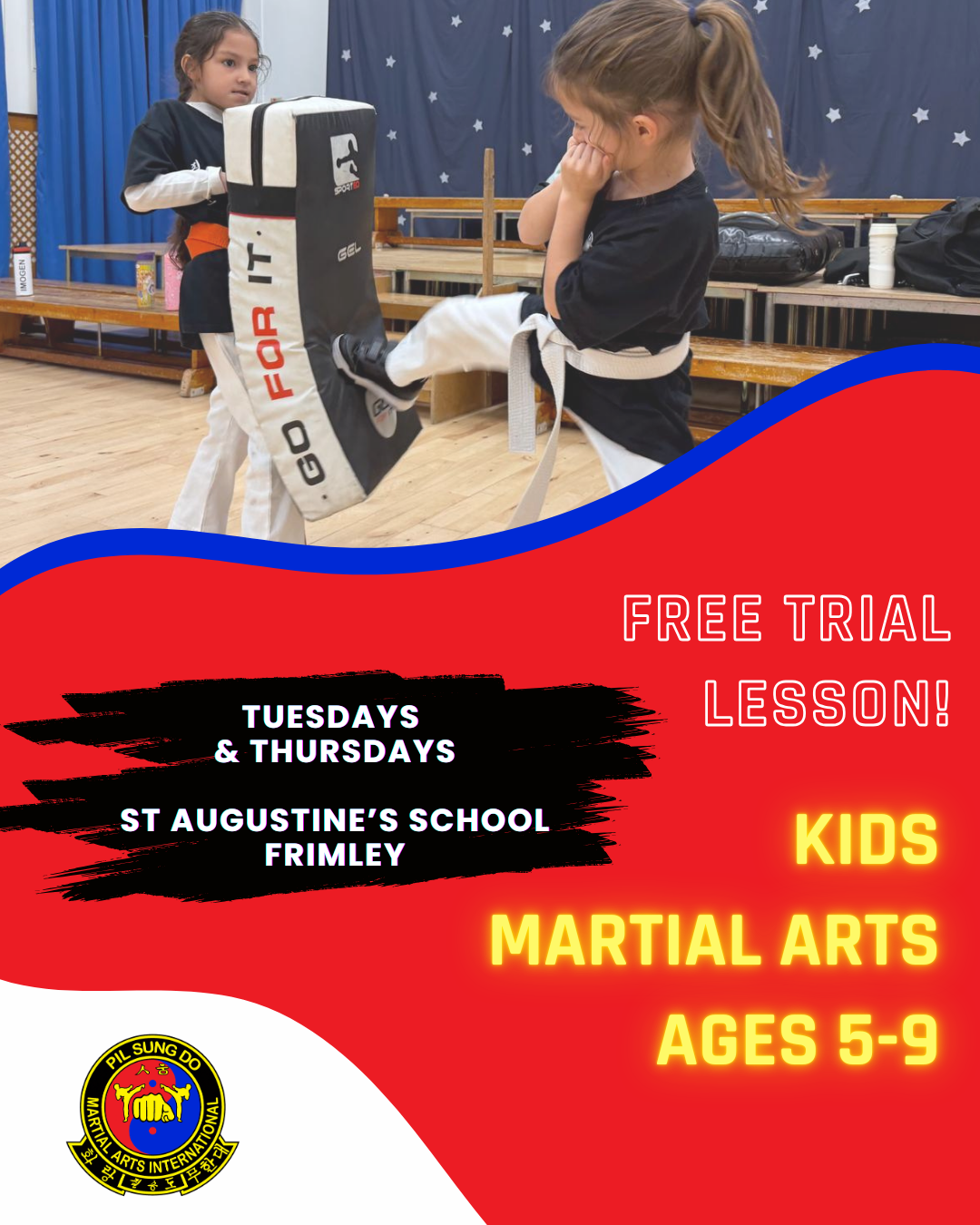 Pil Sung Do Martial Arts Academy Facebook ad: Free trial class