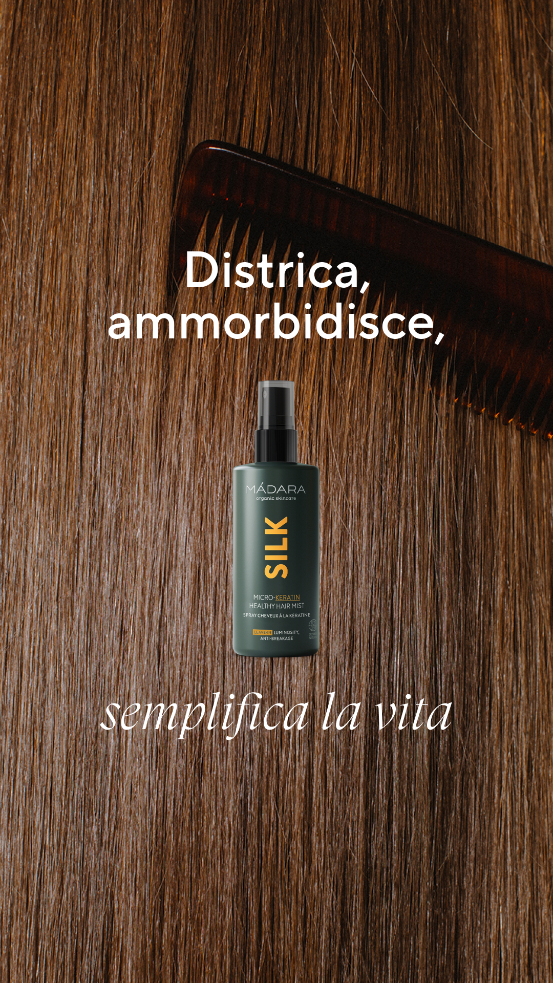 Mádara Organic Skincare Facebook ad