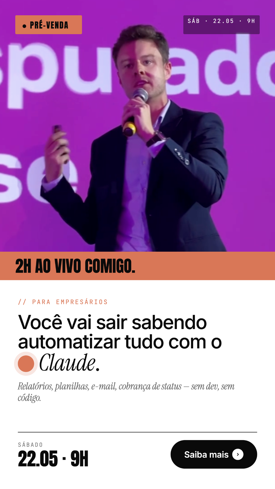 Lucas Lc Facebook ad: Imersão Claude