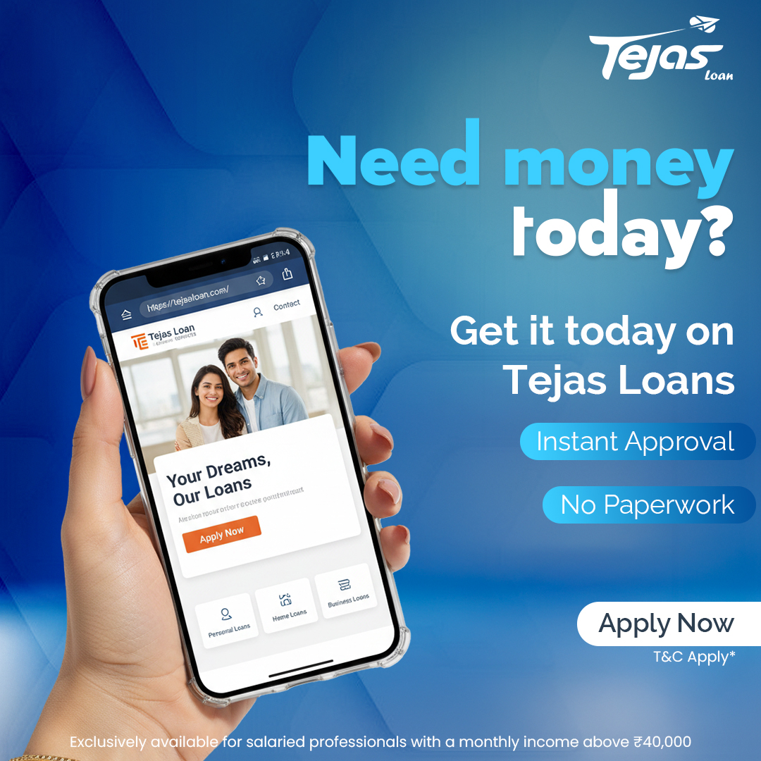 Tejas Loan Facebook ad: Instant Loans with Tejas Loan
