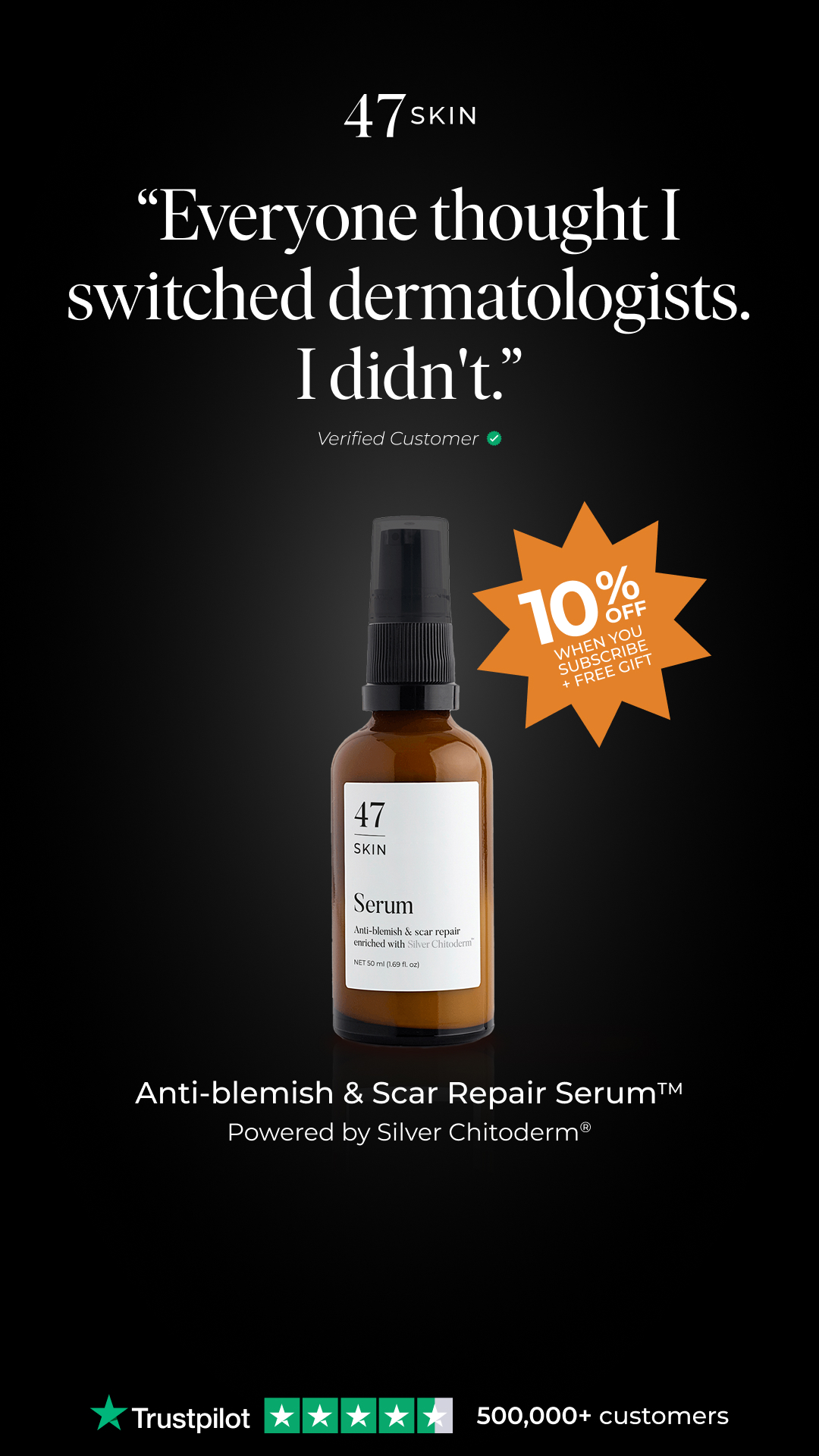 47Skin Facebook ad