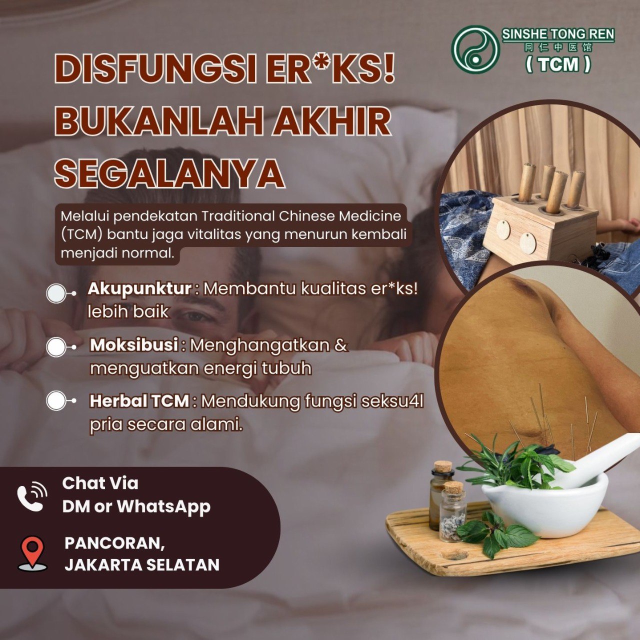 Tong Ren Akupunktur & Perawatan Tubuh Facebook ad: Performa Pria Menurun?
