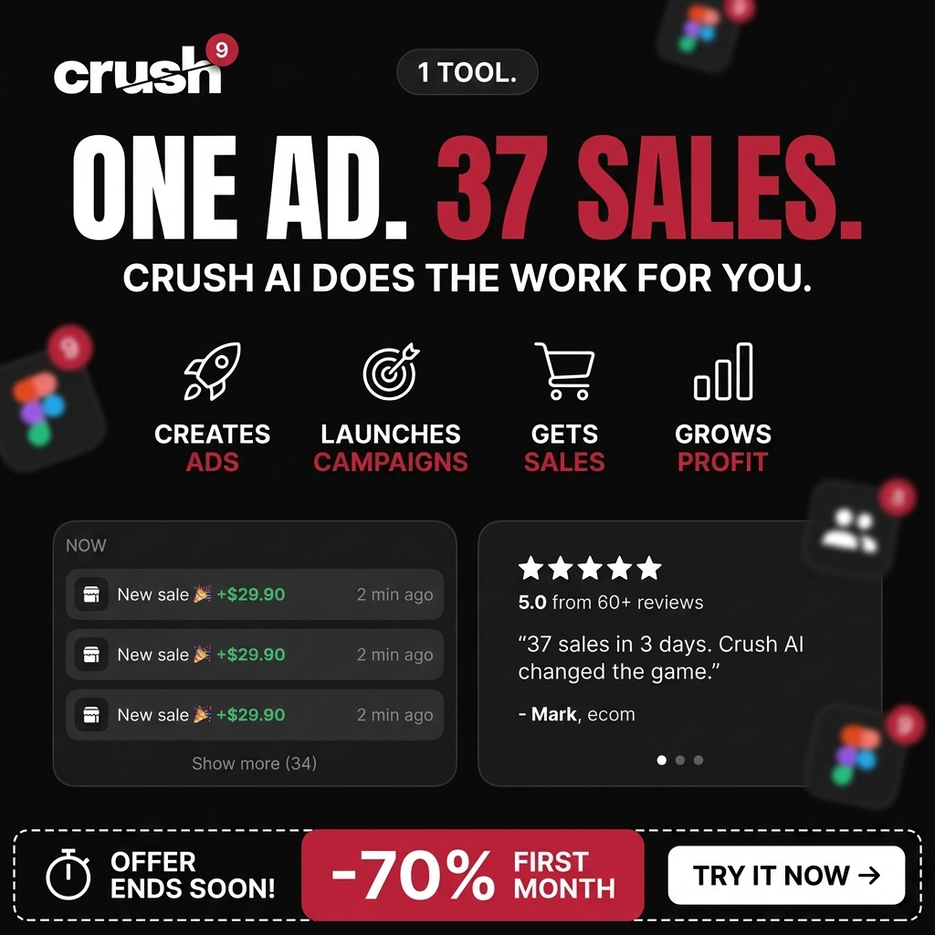 trycrush.ai Facebook ad