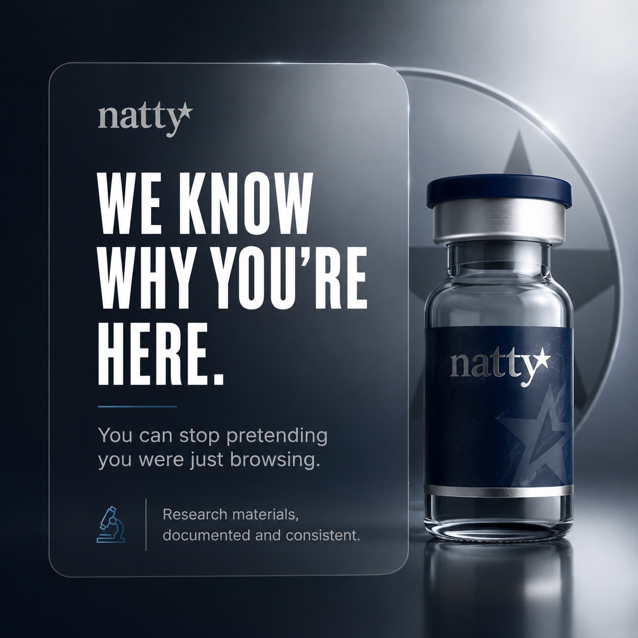 NattyLab Co Facebook ad: Research-Grade, Verified