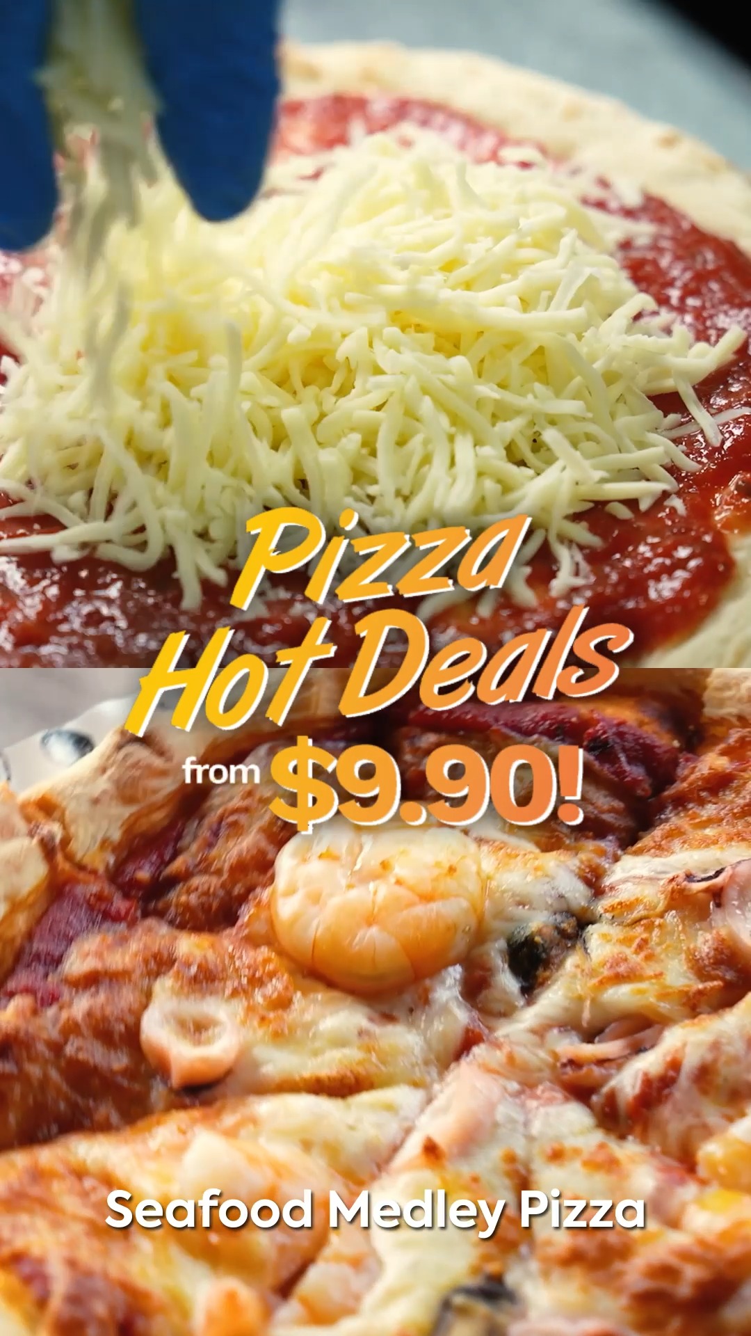 Common Grill Facebook ad: Pizza Hot Deals from $9.90!