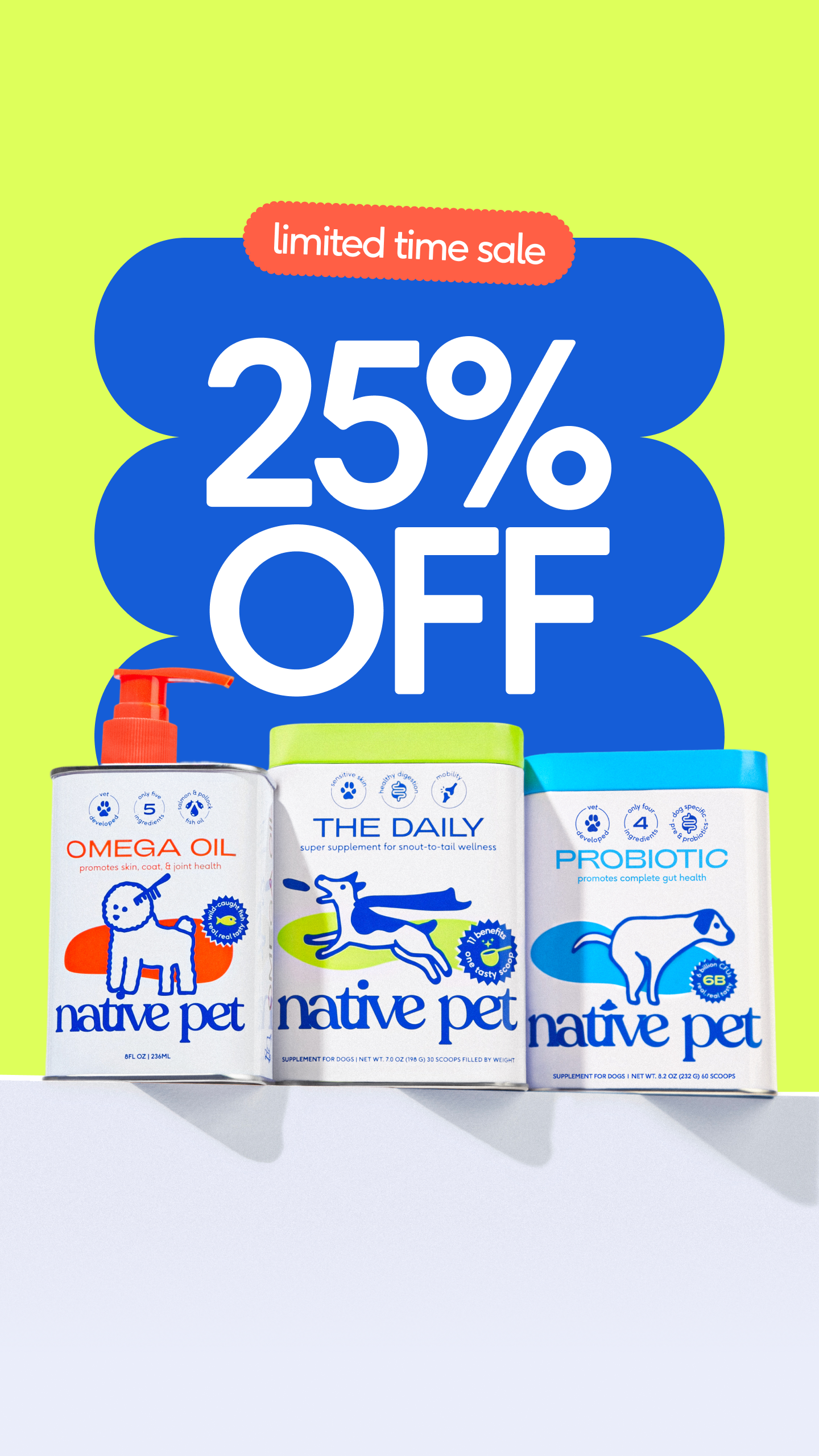Native Pet Facebook ad