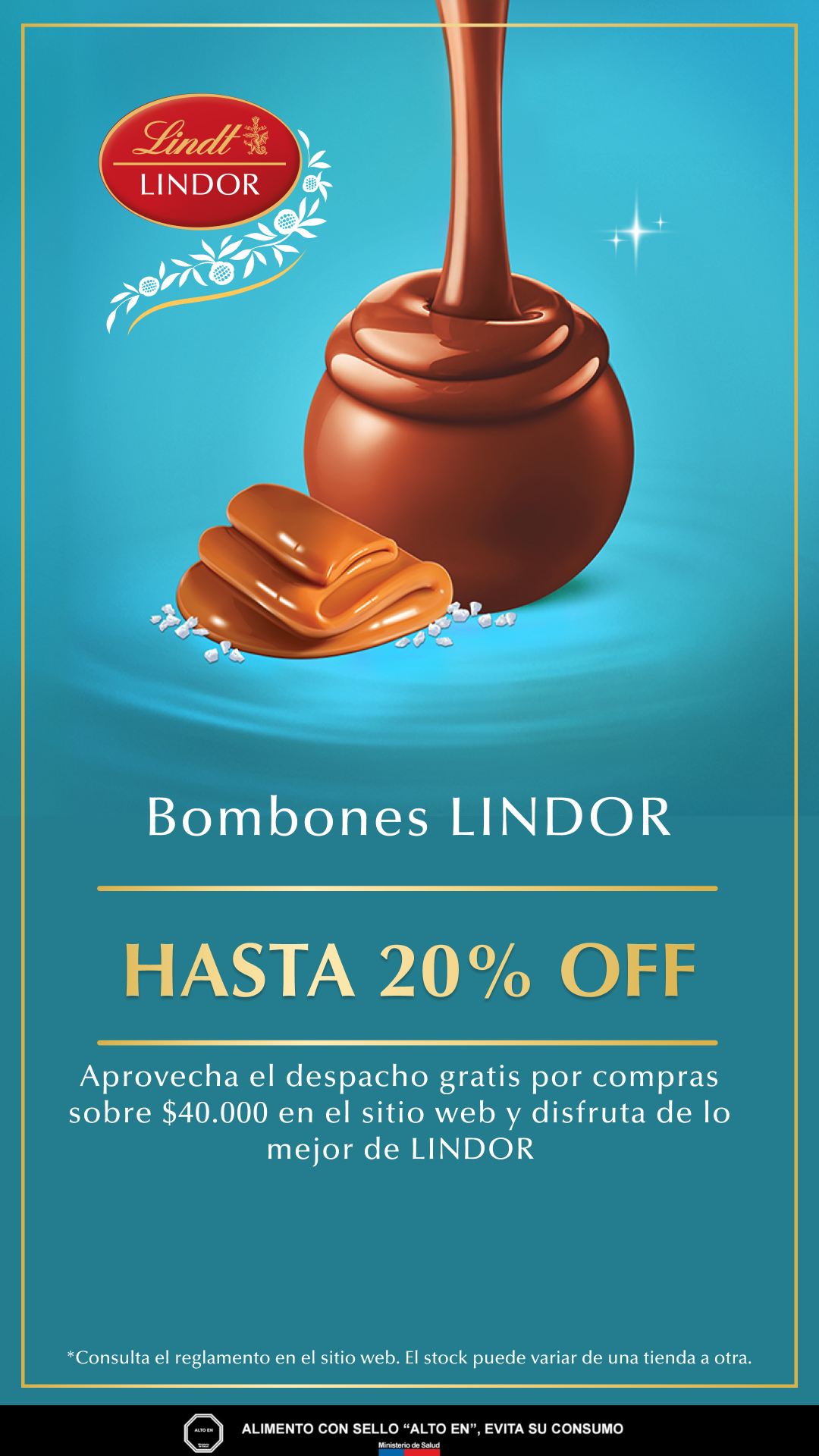 Lindt Facebook ad