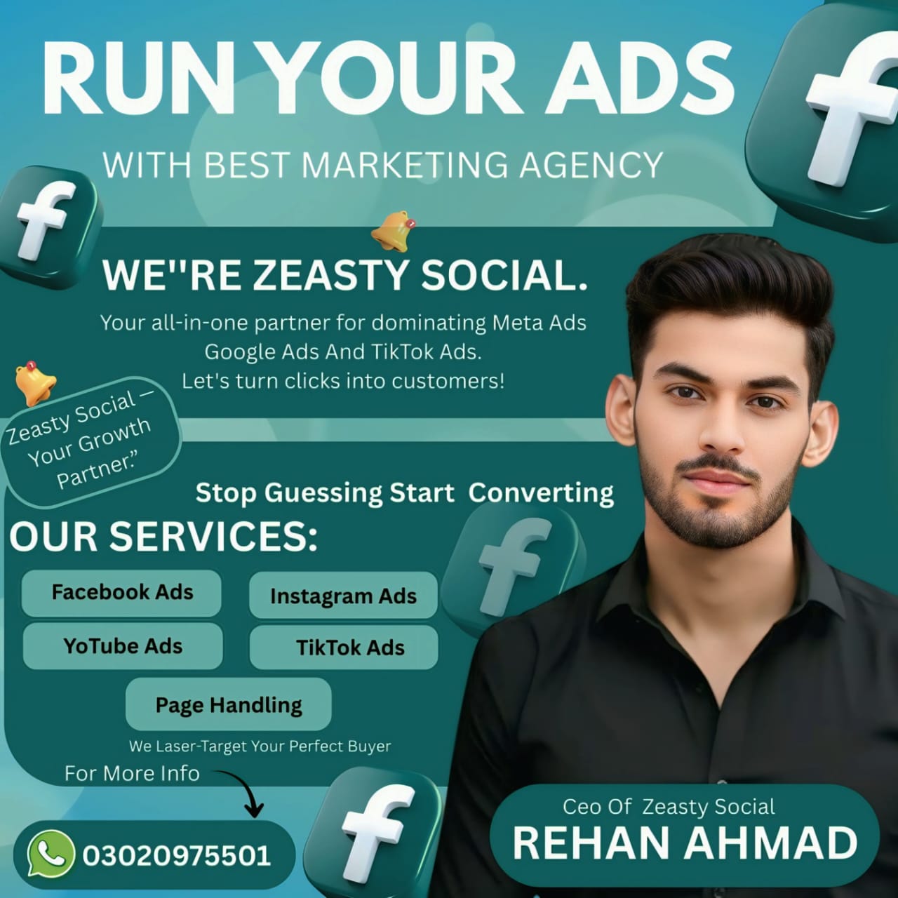 Zeasty Social Facebook ad: Boost your business with Zeasty Social, the agency…