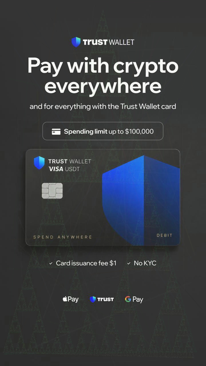 Trust Wallet Facebook ad from Oct 3, 2026