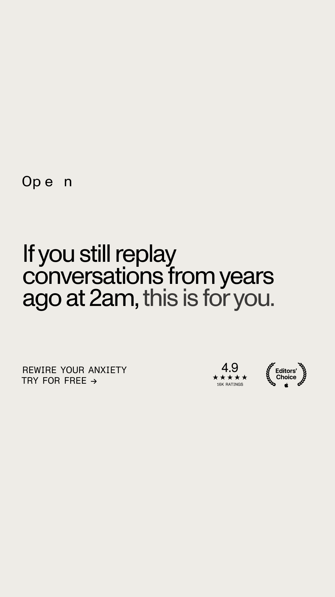 Open Facebook ad