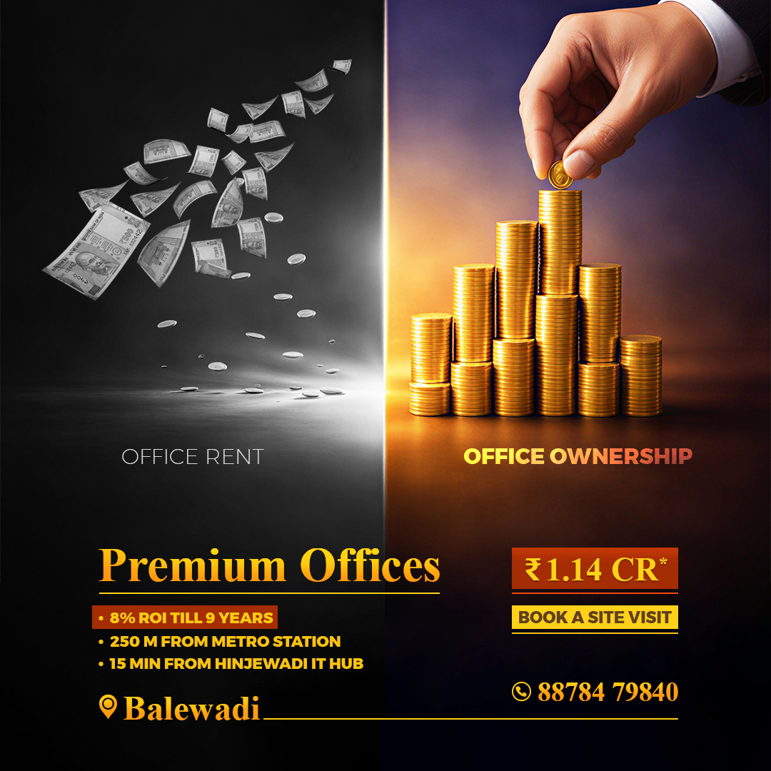 New Launch Properties Pune Facebook ad: Premium Offices in Balewadi, Starting ₹1.14 Cr
