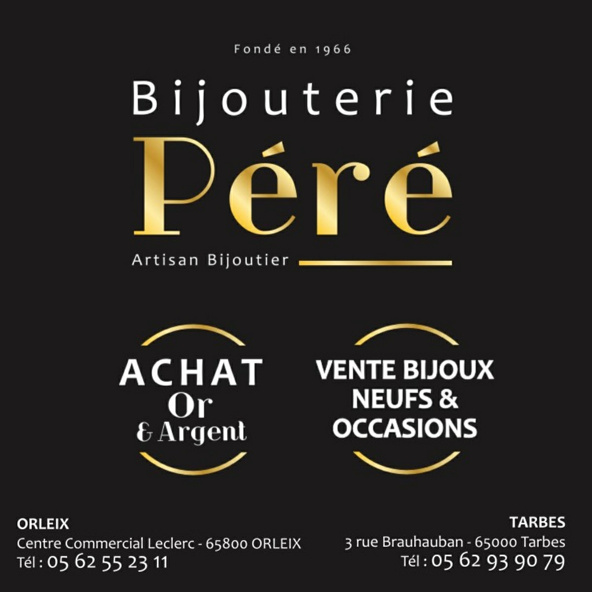 Publicité - Vente et achat d'or Facebook ad: Bijouterie Péré - Bijouterie à Tarbes (adresse, horaires…