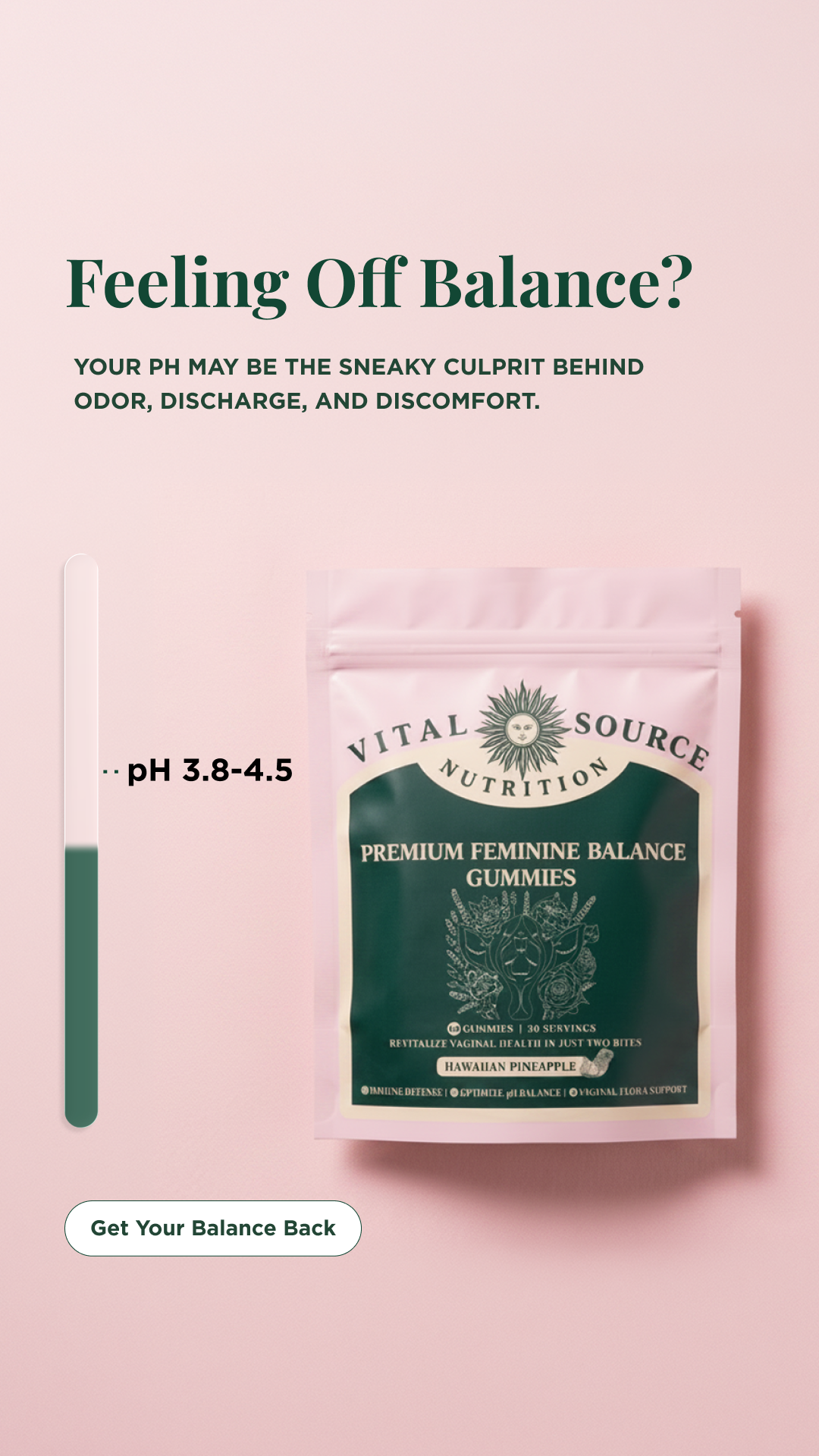 Vital Source Nutrition Facebook ad