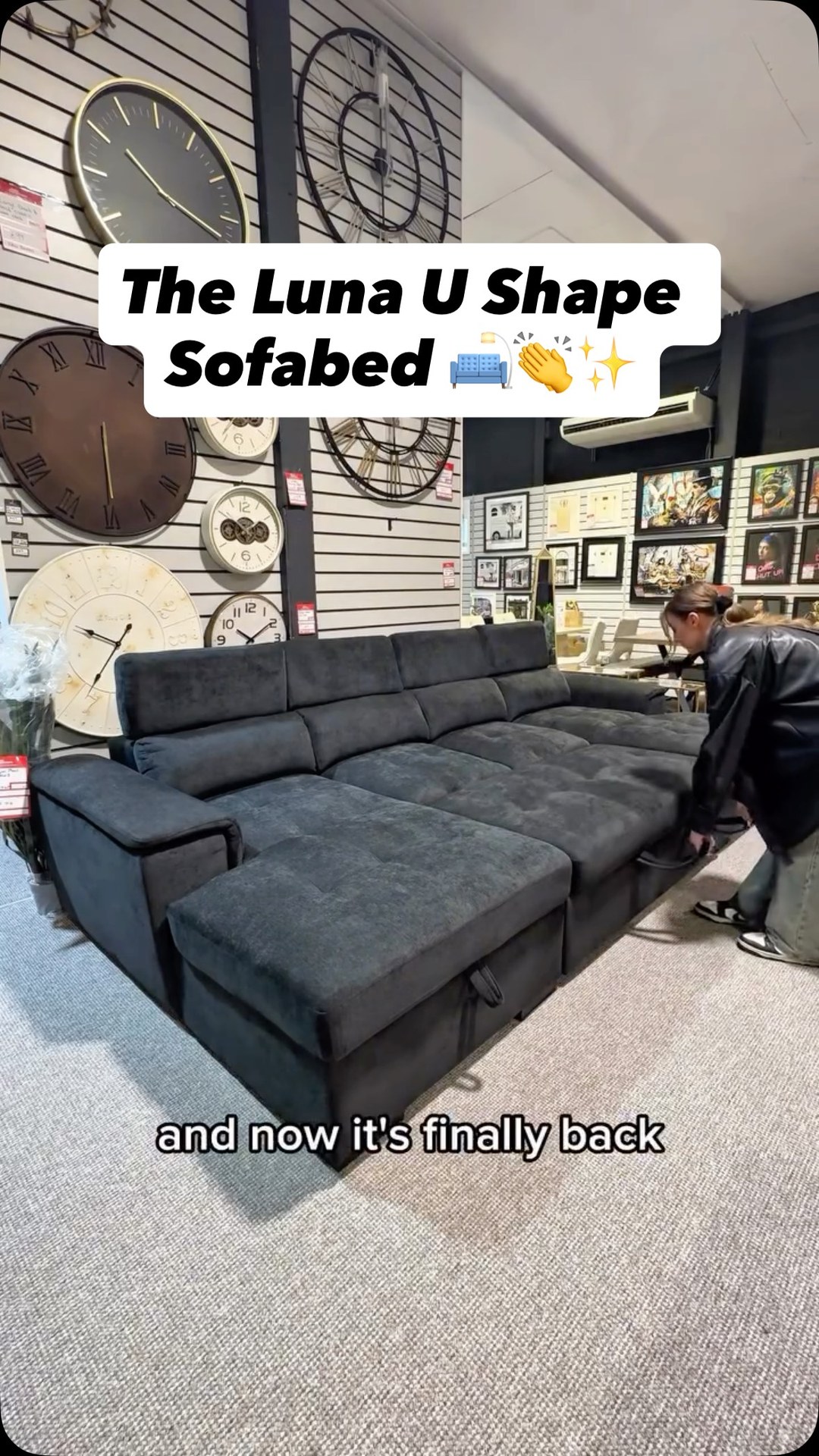 AMC Furniture Outlet Facebook ad: The sofa that does it all