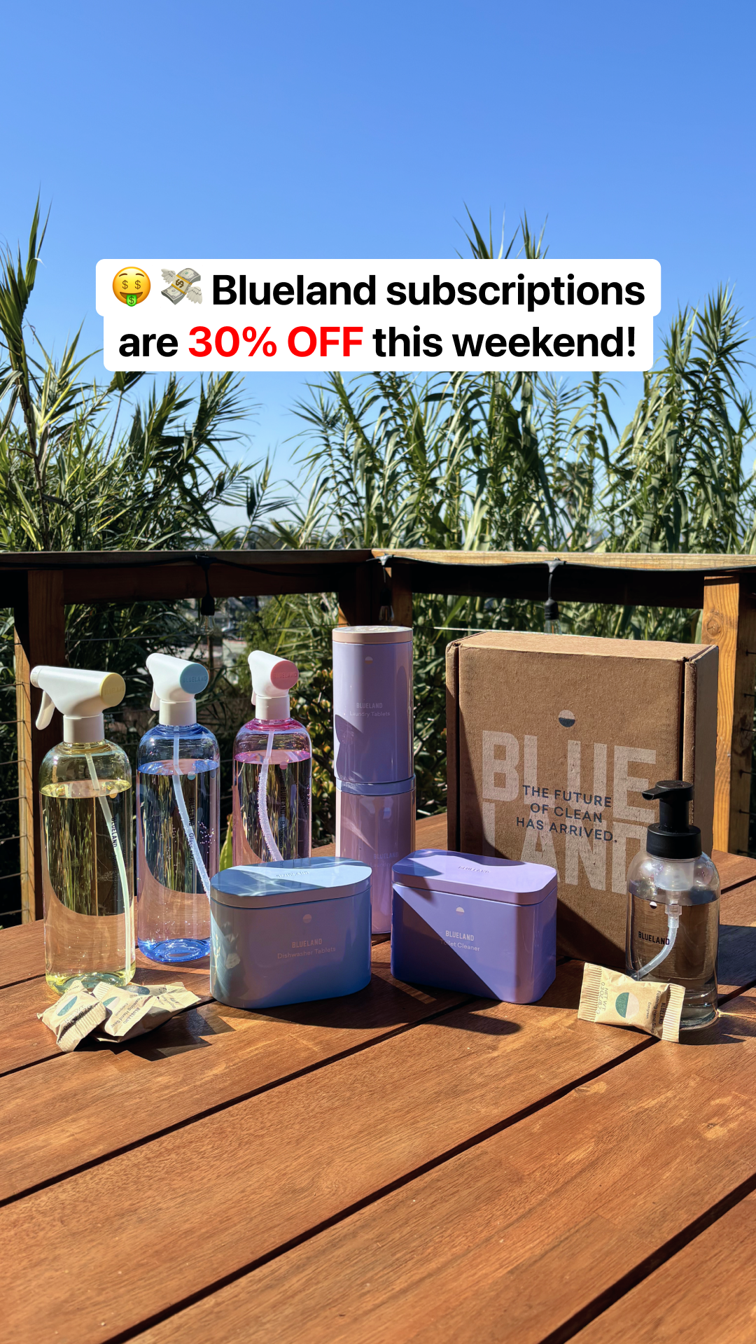 Blueland Facebook ad