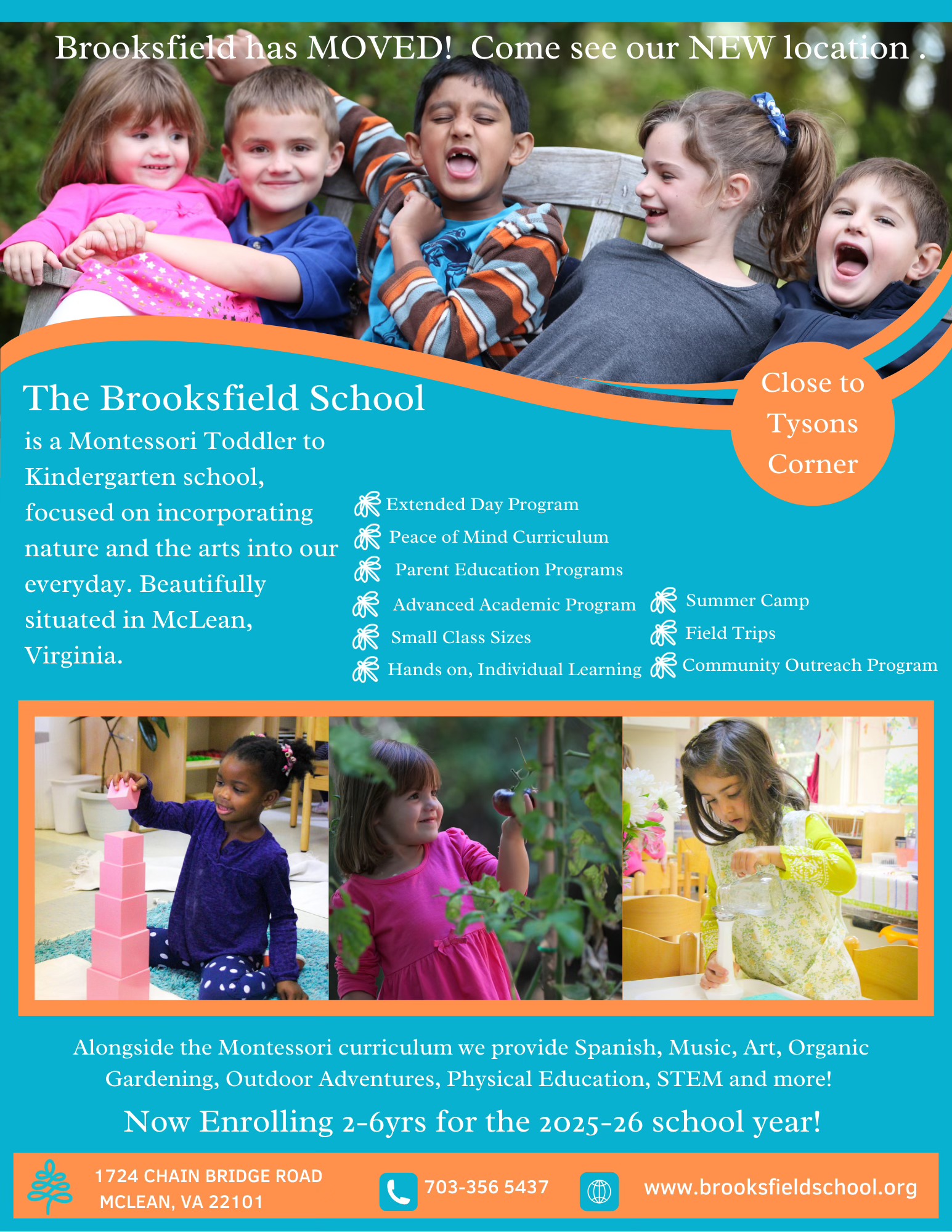 Brooksfield School Facebook ad: Come visit The Brooksfield School at our NEW…