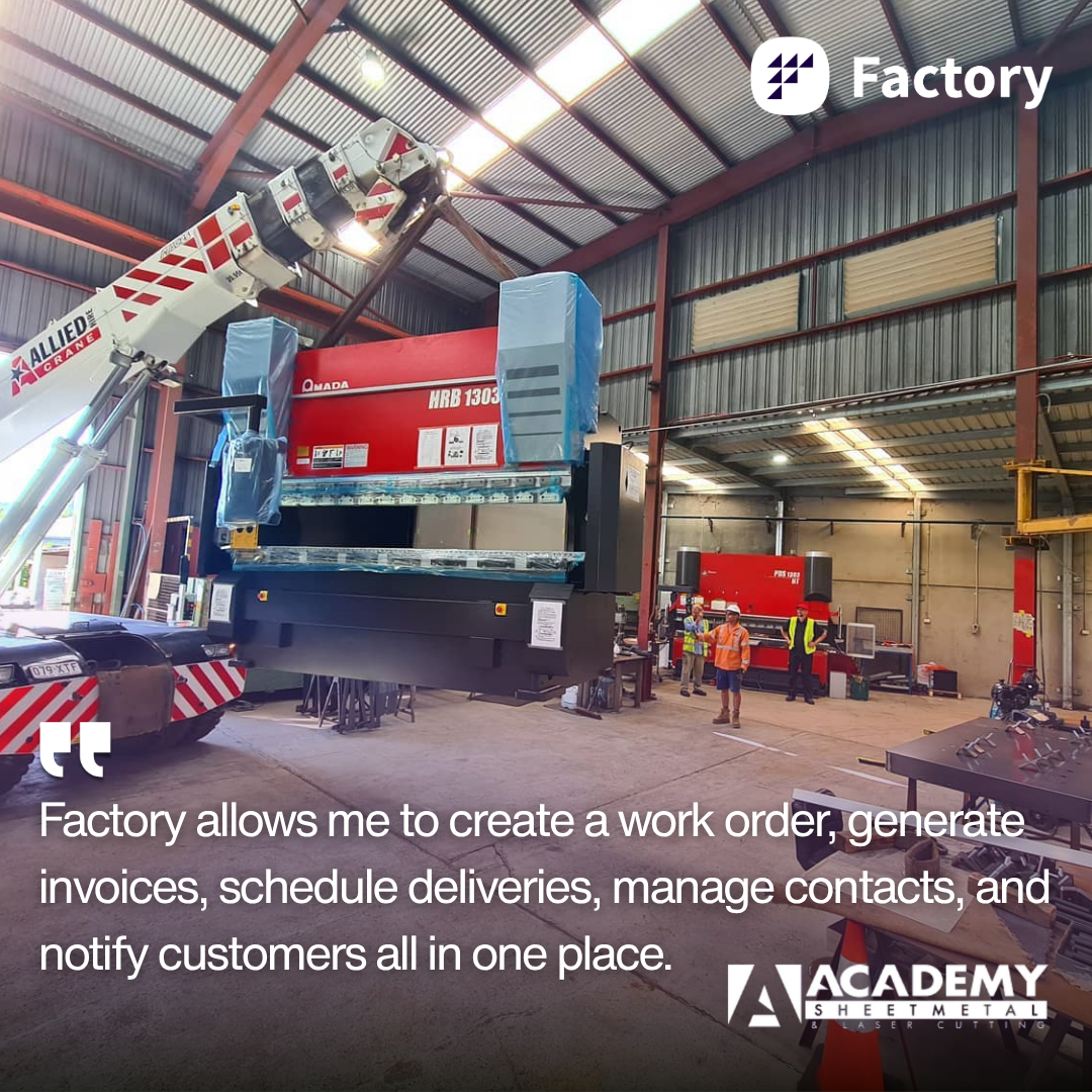 Factory.app Facebook ad: Made for makers