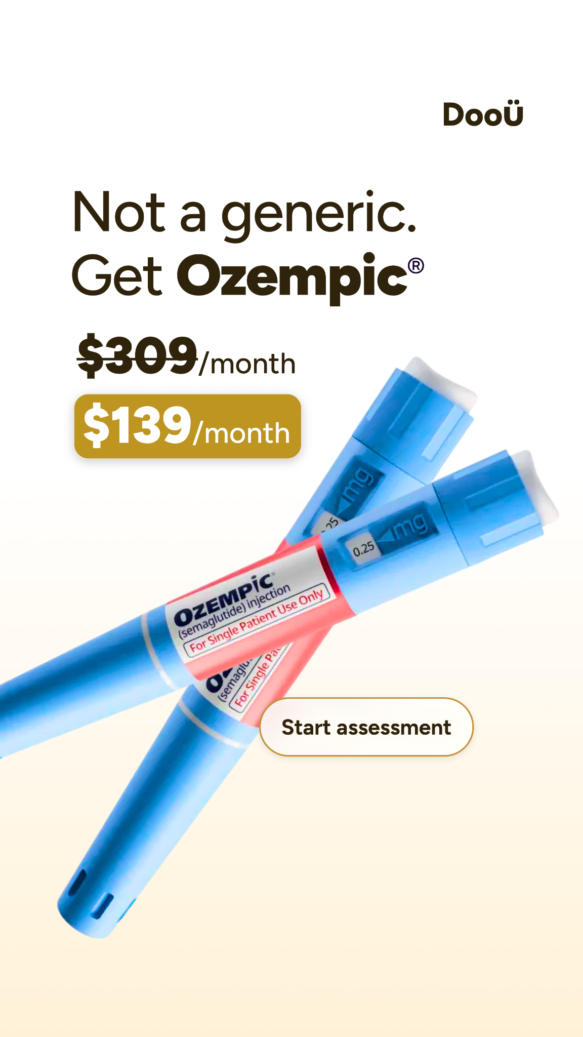 DooÜ Health Facebook ad from Jul 9, 2026