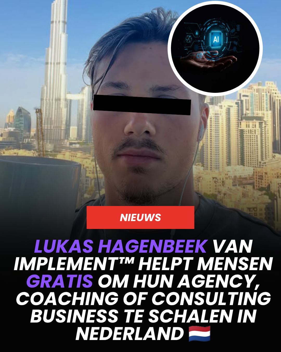 Niels De Wildt Facebook ad: Oke. Het zal maar moeten.