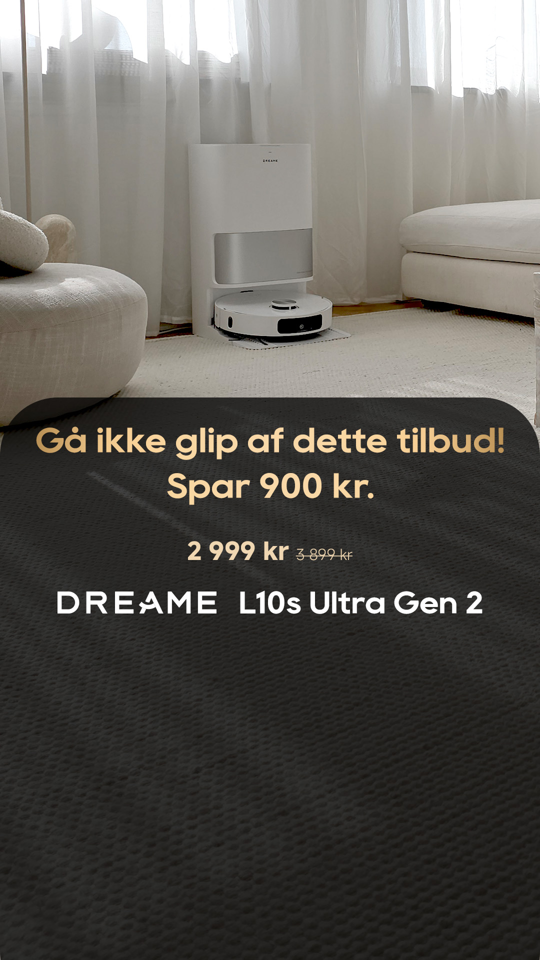 Dreame Nordics Facebook ad from Mar 4, 2026