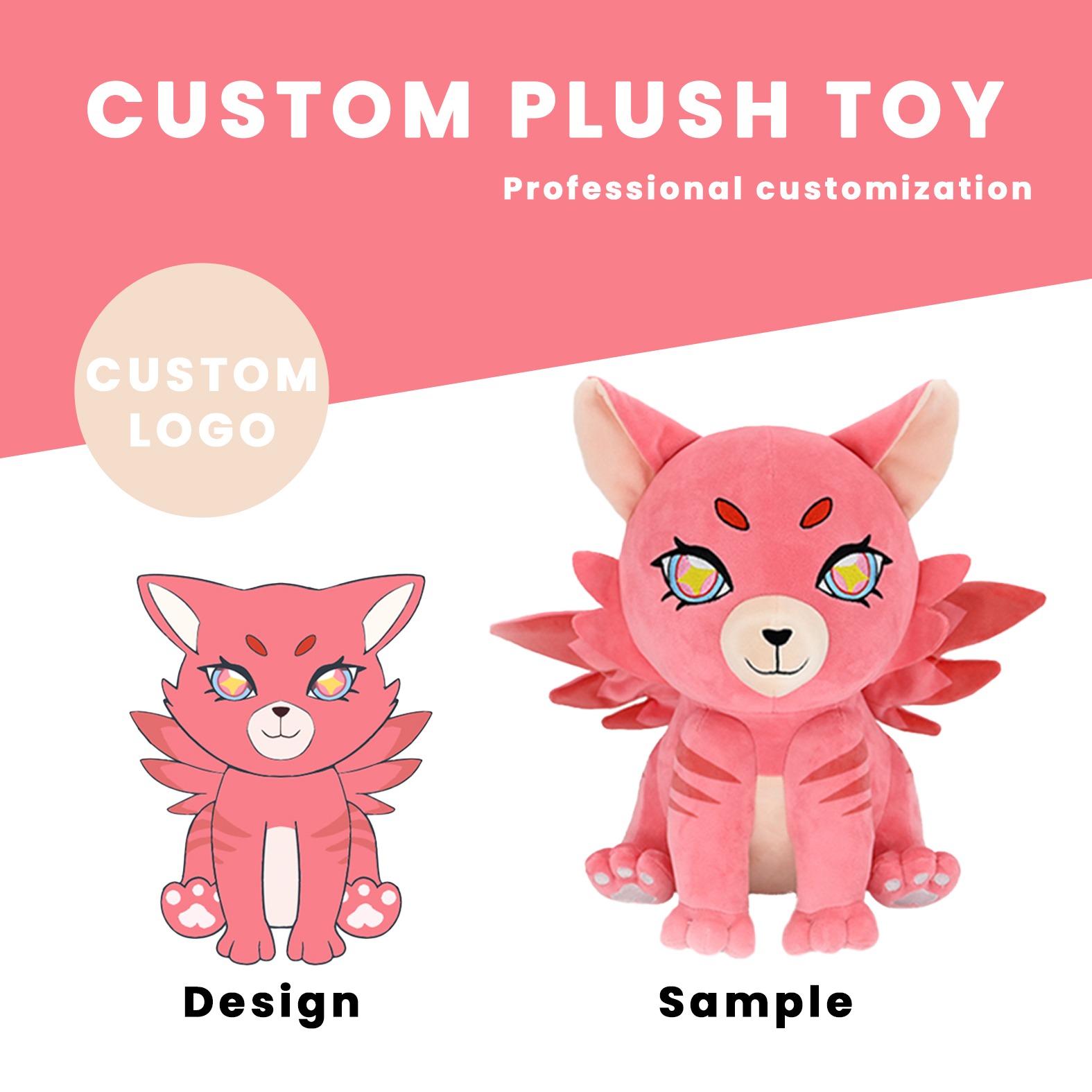 Gaopengtoys Facebook ad: Custom Stuffed Animal Toys