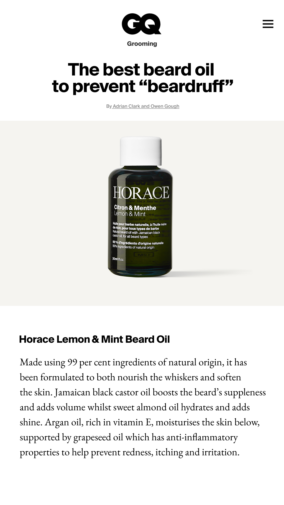 Horace Facebook ad