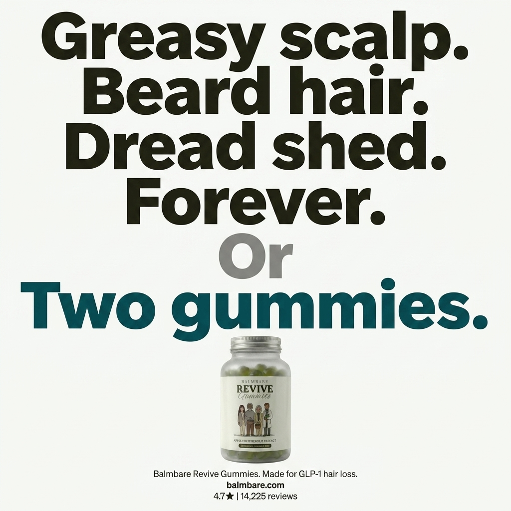 Laura Bennett Facebook ad: Fix Your Just Stress Hair Loss Today