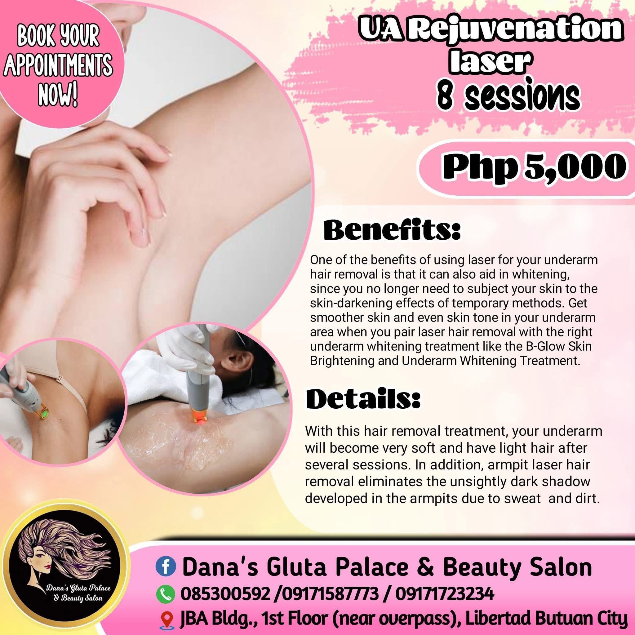 Dana's Gluta Palace Aesthetic & Beauty Salon Facebook ad