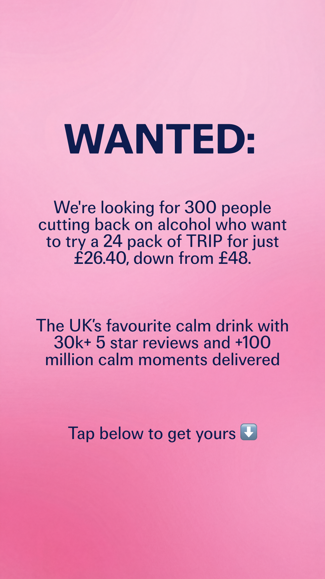 TRIP Facebook ad