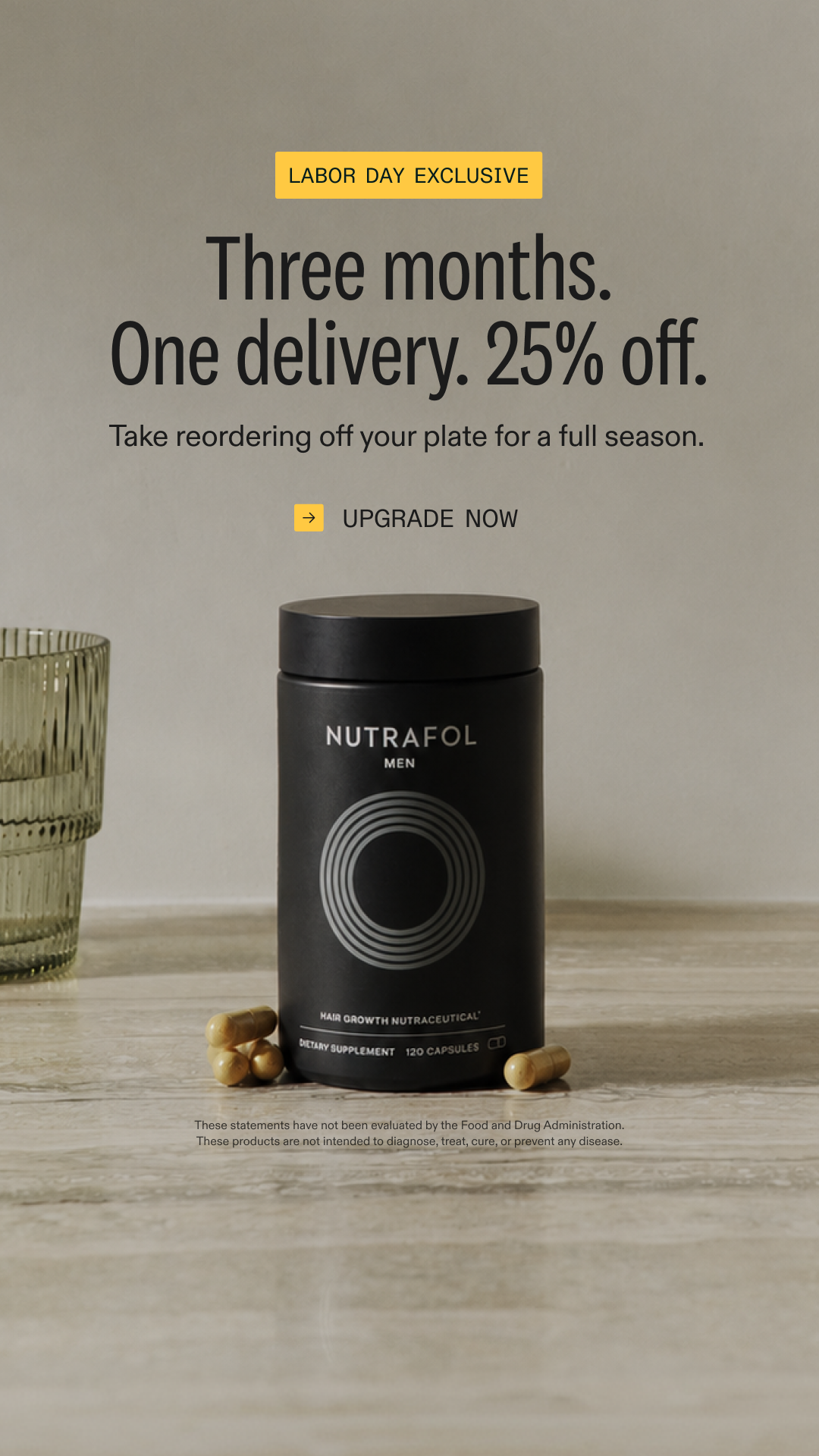 Nutrafol Men Facebook ad