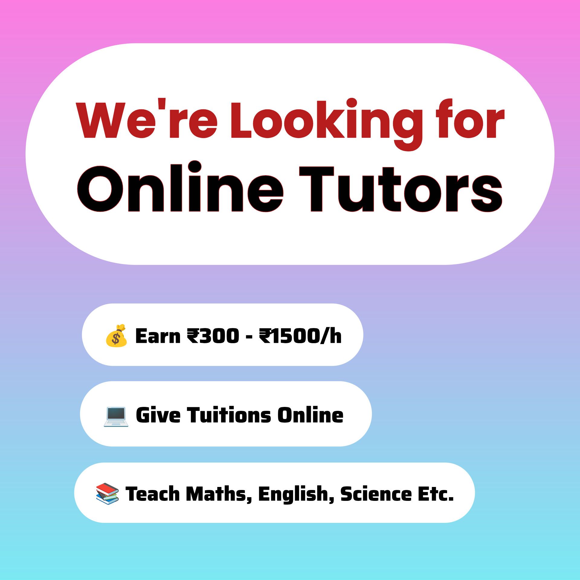 Es StudyPro Facebook ad: Become an Online Tutor!