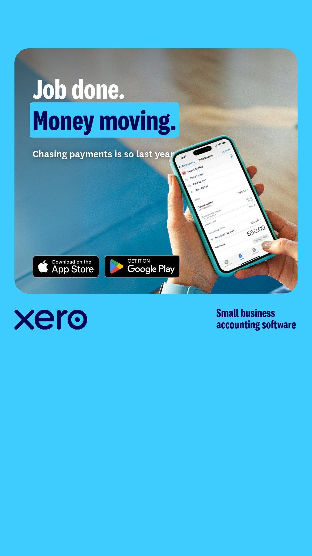 Xero Facebook ad