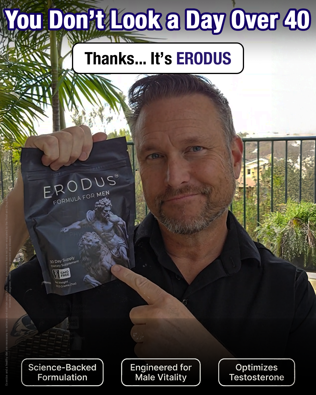 Erodus Formula For Men Facebook ad