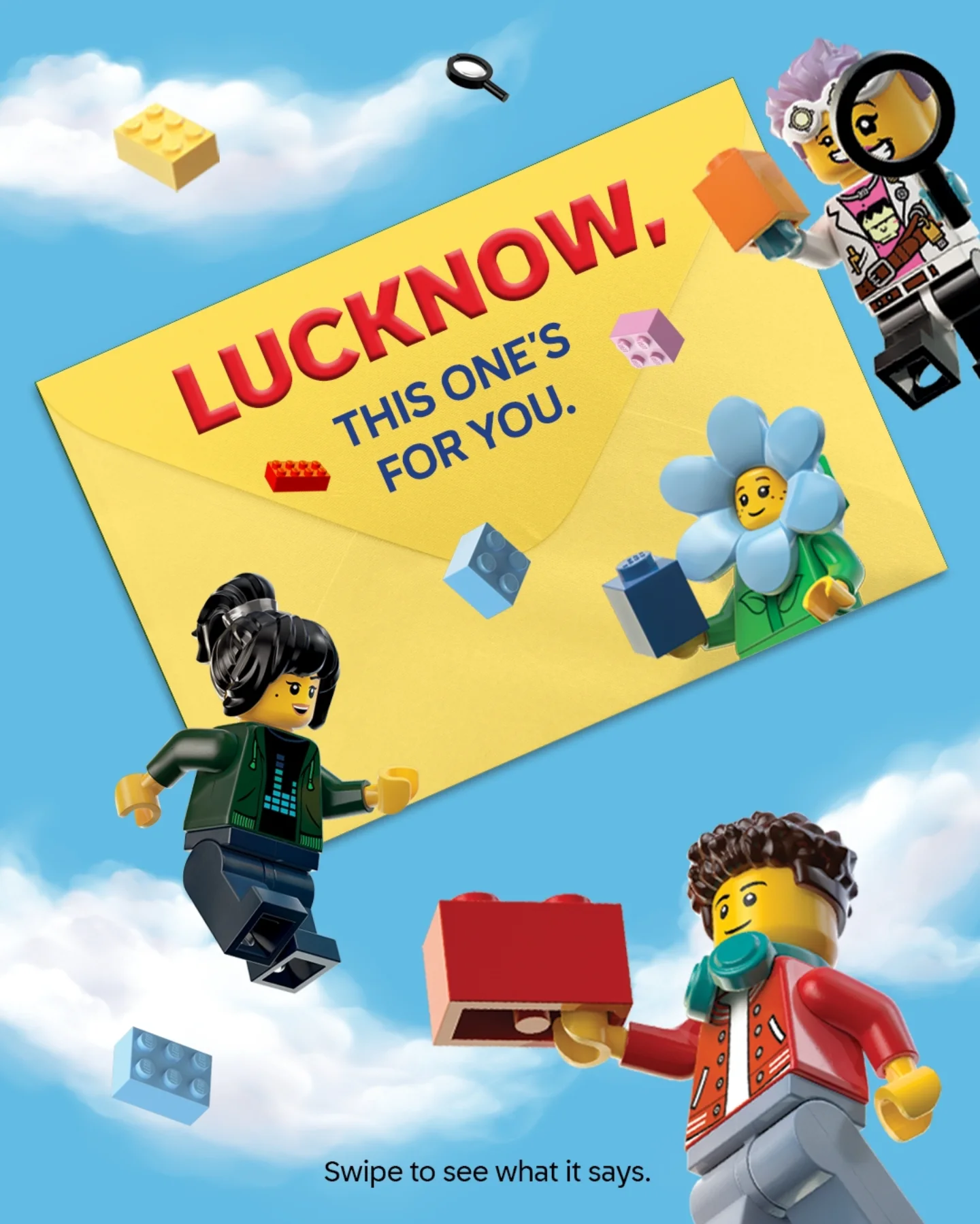 LEGO India Page Facebook ad: Lucknow, this one had your name on it.