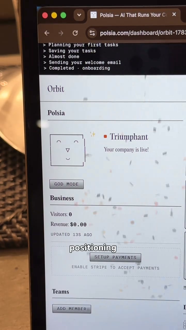 Polsia AI Facebook ad: This AI Can Launch and Run Your Business