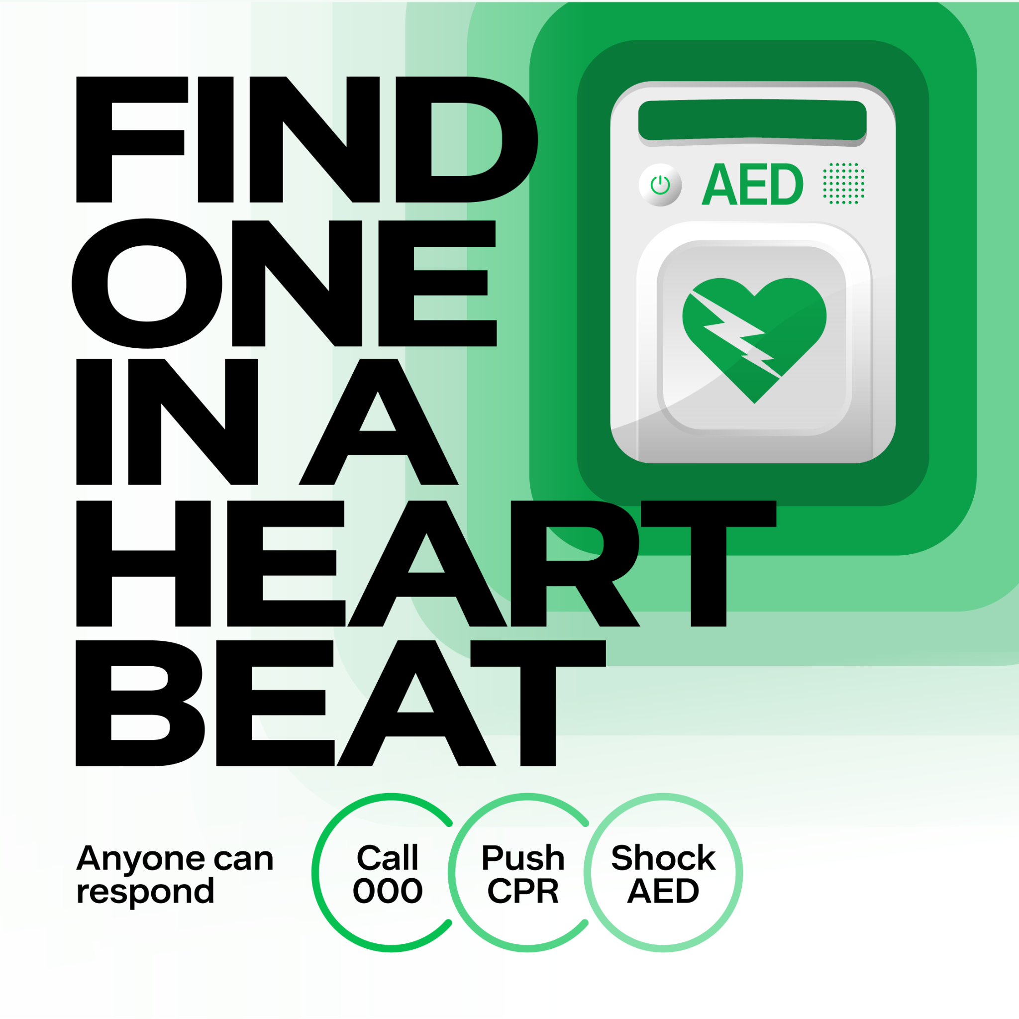 SA Health Facebook ad: Improved Access to AEDs